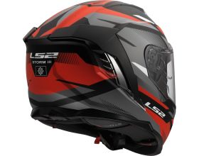 ΚΡΑΝΟΣ ΜΗΧΑΝΗΣ LS2 - FF818 Storm III Komai mat black/red - 