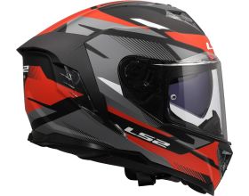 ΚΡΑΝΟΣ ΜΗΧΑΝΗΣ LS2 - FF818 Storm III Komai mat black/red - 