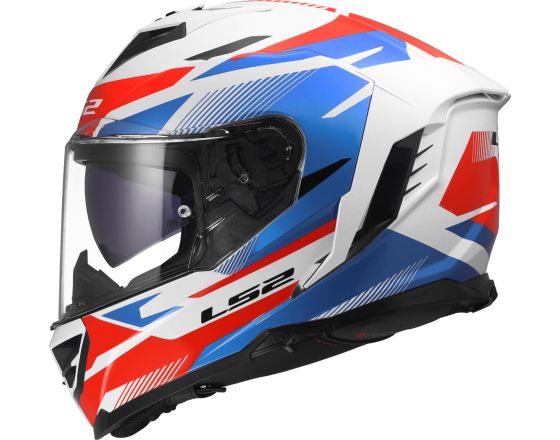 ΚΡΑΝΟΣ ΜΗΧΑΝΗΣ LS2 - FF818 Storm III Komai white/blue/red