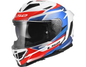 ΚΡΑΝΟΣ ΜΗΧΑΝΗΣ LS2 - FF818 Storm III Komai white/blue/red - 