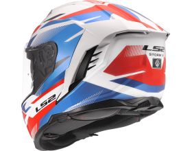 ΚΡΑΝΟΣ ΜΗΧΑΝΗΣ LS2 - FF818 Storm III Komai white/blue/red - 