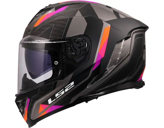 ΚΡΑΝΟΣ ΜΗΧΑΝΗΣ LS2 - FF818 Storm III Sporty mat grey/purple