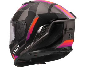 ΚΡΑΝΟΣ ΜΗΧΑΝΗΣ LS2 - FF818 Storm III Sporty mat grey/purple - 