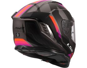 ΚΡΑΝΟΣ ΜΗΧΑΝΗΣ LS2 - FF818 Storm III Sporty mat grey/purple - 