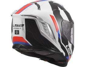 ΚΡΑΝΟΣ ΜΗΧΑΝΗΣ LS2 - FF818 Storm III Sporty white/blue/red - 