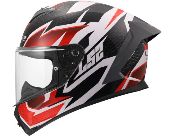 ΚΡΑΝΟΣ ΜΗΧΑΝΗΣ LS2 - Rapid 3 FF820 22.06 Xtrem white/black/red