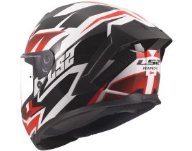 ΚΡΑΝΟΣ ΜΗΧΑΝΗΣ LS2 - Rapid 3 FF820 22.06 Xtrem white/black/red - 