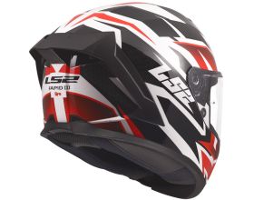 ΚΡΑΝΟΣ ΜΗΧΑΝΗΣ LS2 - Rapid 3 FF820 22.06 Xtrem white/black/red - 