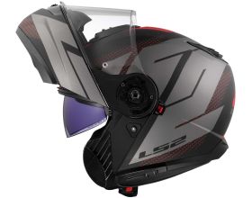 ΚΡΑΝΟΣ ΜΗΧΑΝΗΣ LS2 - FF908 Strobe 2 Code mat black/grey - 