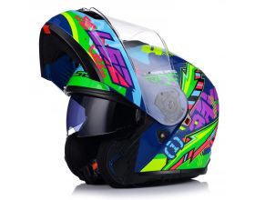 ΚΡΑΝΟΣ ΜΗΧΑΝΗΣ LS2 - FF908 Strobe 2 Svent blue/green - 