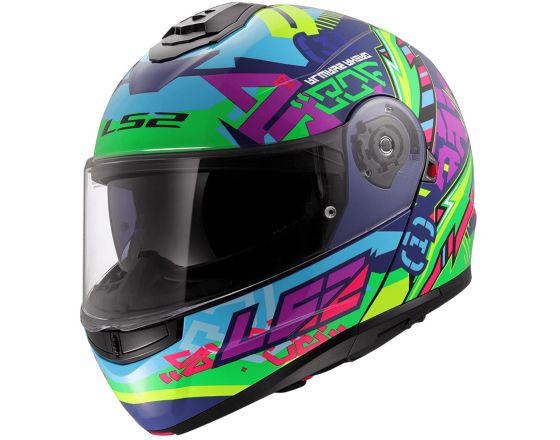 ΚΡΑΝΟΣ ΜΗΧΑΝΗΣ LS2 - FF908 Strobe 2 Svent blue/green