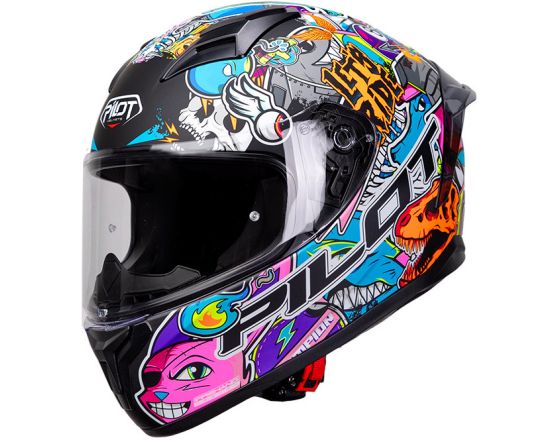 ΚΡΑΝΟΣ ΜΗΧΑΝΗΣ PILOT - Flex E22.06 Streetbomb mat black/red