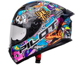 ΚΡΑΝΟΣ ΜΗΧΑΝΗΣ PILOT - Flex E22.06 Streetbomb mat black/red - 