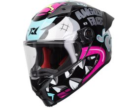 ΚΡΑΝΟΣ ΜΗΧΑΝΗΣ AXXIS - Fenix 22.06 Angry Face B8 black/blue/pink