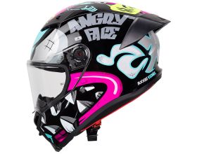 ΚΡΑΝΟΣ ΜΗΧΑΝΗΣ AXXIS - Fenix 22.06 Angry Face B8 black/blue/pink - 