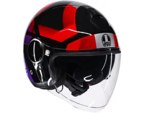 ΚΡΑΝΟΣ ΜΗΧΑΝΗΣ AGV - Eteres 22.06 Camogli black/red/purple