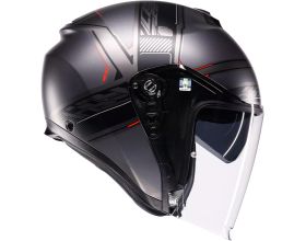 ΚΡΑΝΟΣ ΜΗΧΑΝΗΣ AGV - Irides 22.06 Zagabria mat gunmetal/red - 