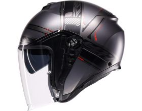 ΚΡΑΝΟΣ ΜΗΧΑΝΗΣ AGV - Irides 22.06 Zagabria mat gunmetal/red - 