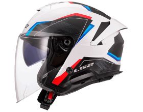 ΚΡΑΝΟΣ ΜΗΧΑΝΗΣ LS2 - Verso II OF618 Air white/blue/red