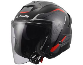 ΚΡΑΝΟΣ ΜΗΧΑΝΗΣ LS2 - Verso II OF618 Air black/red - 