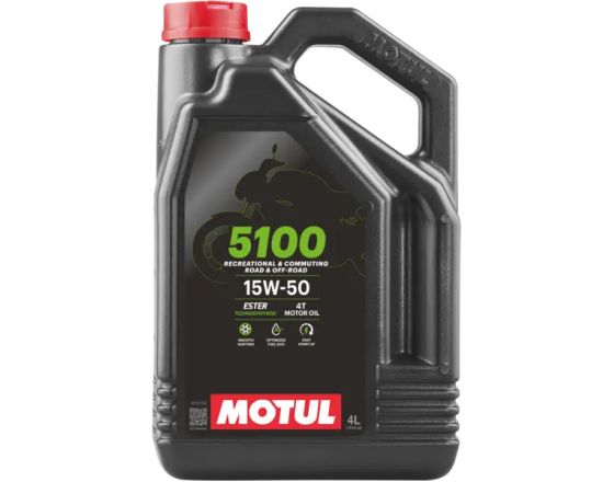Λάδι Motul 5100 4T 15W-50 4Lt 