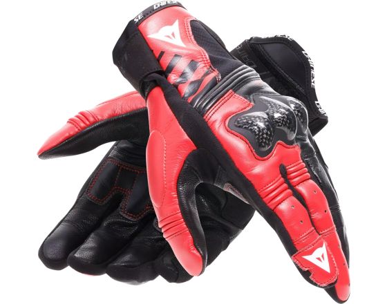 ΓΑΝΤΙΑ ΜΗΧΑΝΗΣ DAINESE - Reacto Carbon Short black/red-lava