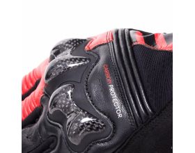 ΓΑΝΤΙΑ ΜΗΧΑΝΗΣ DAINESE - Reacto Carbon Short black/red-lava - 