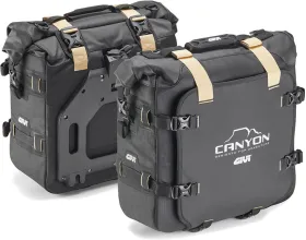 ΣΑΚΙΔΙΑ ΜΗΧΑΝΗΣ GIVI - GRT720B Canyon Monokey® αδιάβροχες πλαϊνές τσάντες 25lt x 2