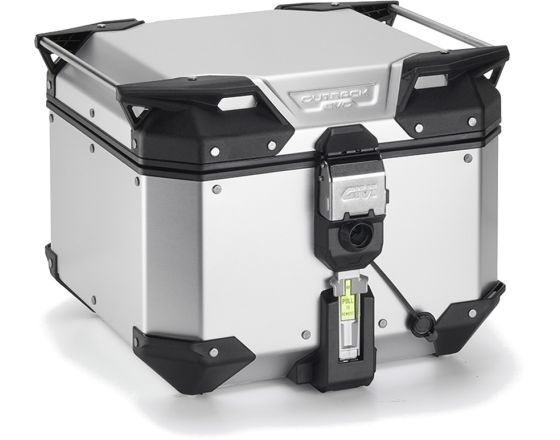 ΒΑΛΙΤΣΑ ΜΗΧΑΝΗΣ GIVI - Trekker OBKEV42B Outback Evo Smart silver Anodized Monokey® (χωρίς αφαλό/κλειδί) 