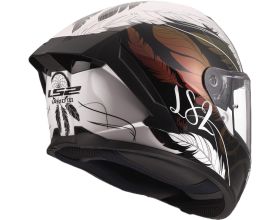 ΚΡΑΝΟΣ ΜΗΧΑΝΗΣ LS2 - Rapid 3 FF820 22.06 Boho white/black/pink - 