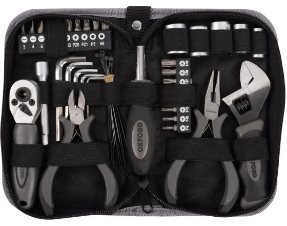 OXFORD σετ εργαλείων μηχανής Biker Tool Kit Pro v2 | 35 τεμάχια premium