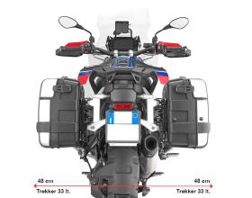 ΠΛΑΪΝΕΣ ΒΑΣΕΙΣ ΒΑΛΙΤΣΑΣ GIVI - PL5146 BMW R1300 GS Adventure '25 - 