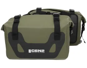 ΣΑΚΙΔΙΑ ΜΗΧΑΝΗΣ GEN2 - Tour dry side bags IPX6 πλαϊνά σαμάρια χακί 30lt x 2
