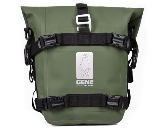 ΣΑΚΟΣ ΜΗΧΑΝΗΣ GEN2 - Engine dry bag IPX7 για κάγκελα κινητήρα 7lt χακί