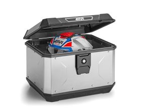 ΒΑΛΙΤΣΑ ΜΗΧΑΝΗΣ GIVI - ALP44A2 Alpina αλουμινίο ασημί Monolock® - 