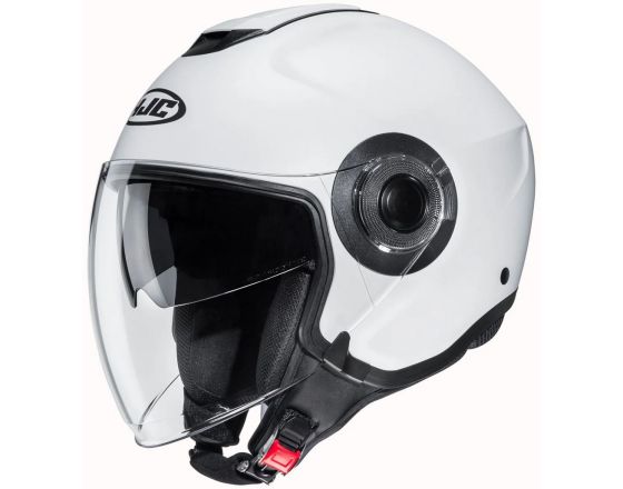 ΚΡΑΝΟΣ ΜΗΧΑΝΗΣ HJC - i40N semi flat pearl white