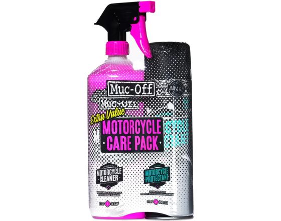 Muc Off Σετ καθαρισμού και προστασίας Moto Duo Care kit