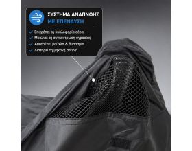 ΚΟΥΚΟΥΛΑ ΜΗΧΑΝΗΣ AGVPRO - MC100 αδιάβροχη με ιμάντα - 