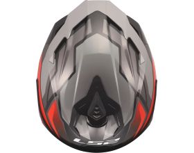 ΚΡΑΝΟΣ ΜΗΧΑΝΗΣ LS2 - Challenger II FF817 Viper grey/red - 