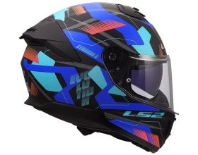 ΚΡΑΝΟΣ ΜΗΧΑΝΗΣ LS2 - FF808 Stream II Mika mat black/blue - 