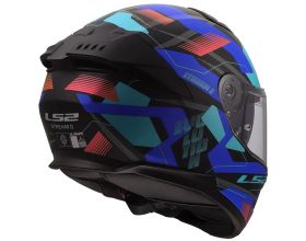 ΚΡΑΝΟΣ ΜΗΧΑΝΗΣ LS2 - FF808 Stream II Mika mat black/blue - 