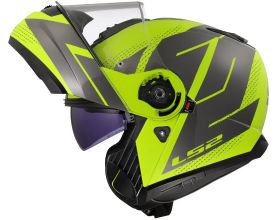 ΚΡΑΝΟΣ ΜΗΧΑΝΗΣ LS2 - FF908 Strobe 2 Code grey/yellow - 