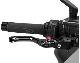 Puig Levers 4.0 Evo Μανέτα Φρένου Κοντή Ρυθμιζόμενη black/red | 4130NR