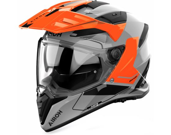 ΚΡΑΝΟΣ ΜΗΧΑΝΗΣ AIROH - Bandit E2206 Tune grey/orange