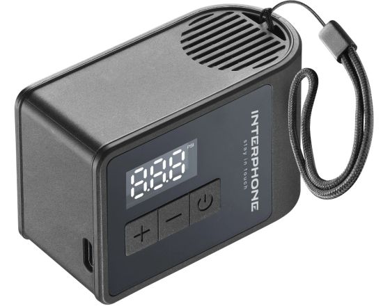 INTERPHONE Bike Air Pump 500mAh Επαναφορτιζόμενο Κομπρεσέρ Ελαστικών Ποδηλάτου