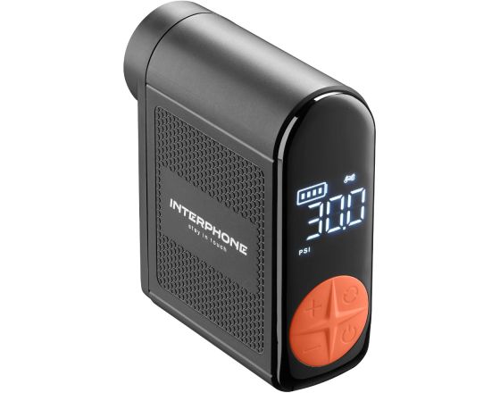INTERPHONE Mini Air Pump 3000mAh Επαναφορτιζόμενο Κομπρεσέρ Ελαστικών 