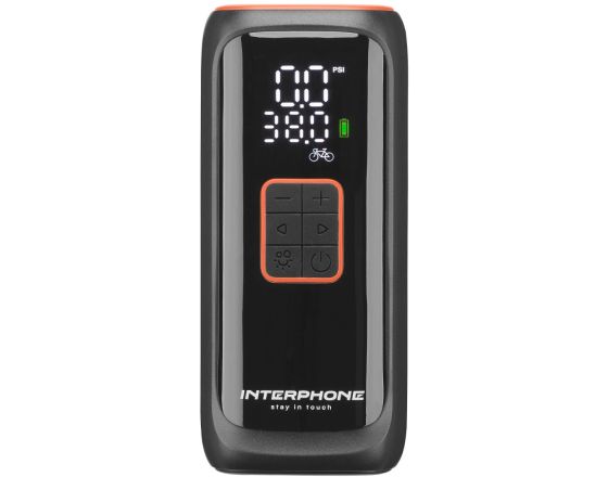 INTERPHONE Smart Air Pump 4000mAh Επαναφορτιζόμενο Κομπρεσέρ Ελαστικών 