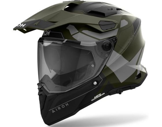 ΚΡΑΝΟΣ ΜΗΧΑΝΗΣ AIROH - Commander 2 E2206 Reveal mat military green