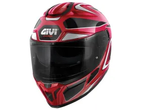 ΚΡΑΝΟΣ ΜΗΧΑΝΗΣ GIVI - H55.1 Zephir bordeaux/silver/red gloss + φιμέ ζελατίνα