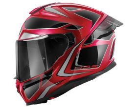 ΚΡΑΝΟΣ ΜΗΧΑΝΗΣ GIVI - H55.1 Zephir bordeaux/silver/red gloss + φιμέ ζελατίνα - 
